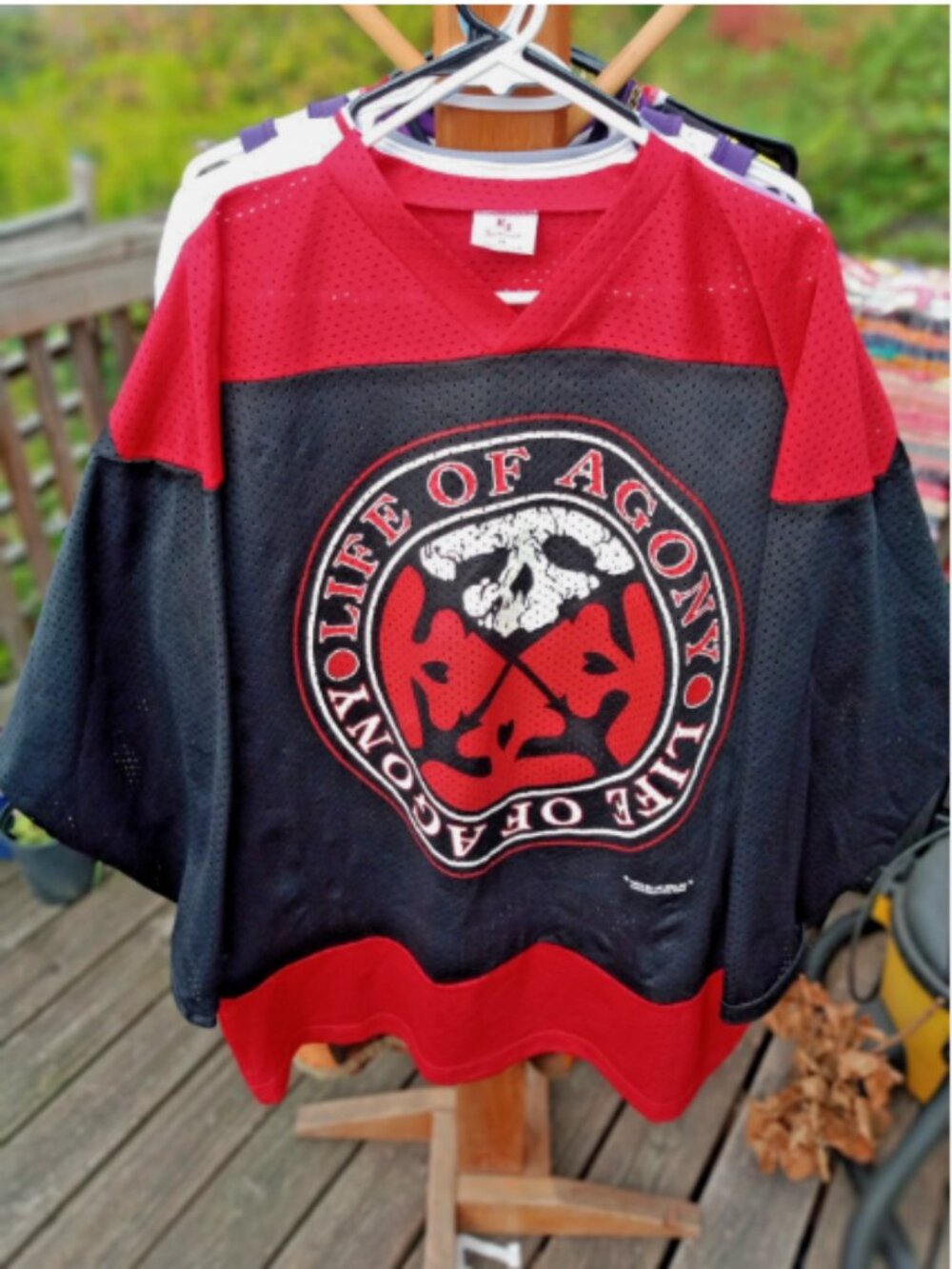 1995 Metal band Life of Agony Hockey Jersey (XL)